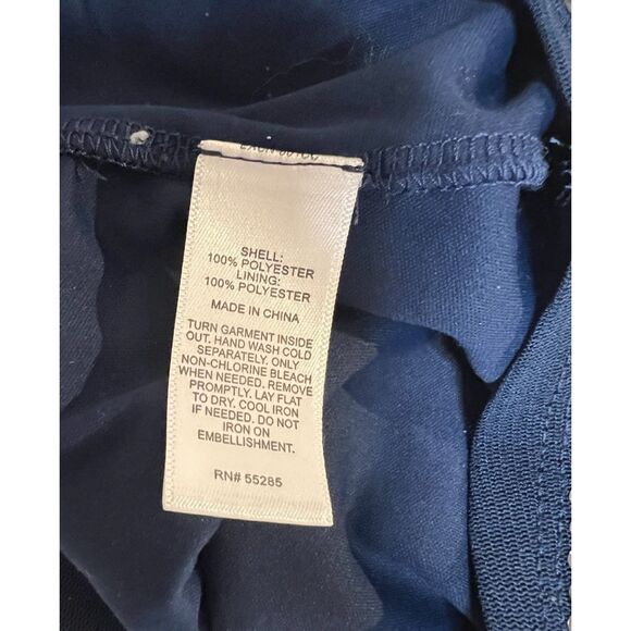 Express sequin and mesh embellished racer-back tank. Size L. - Picture 6 of 6